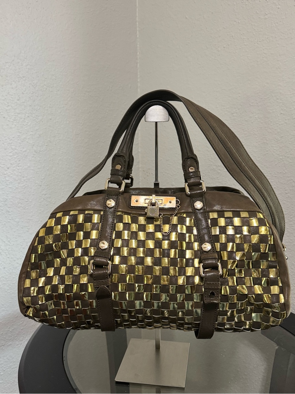 Marc Jacobs Metal Check Groovee Bag - Picture 5 of 16